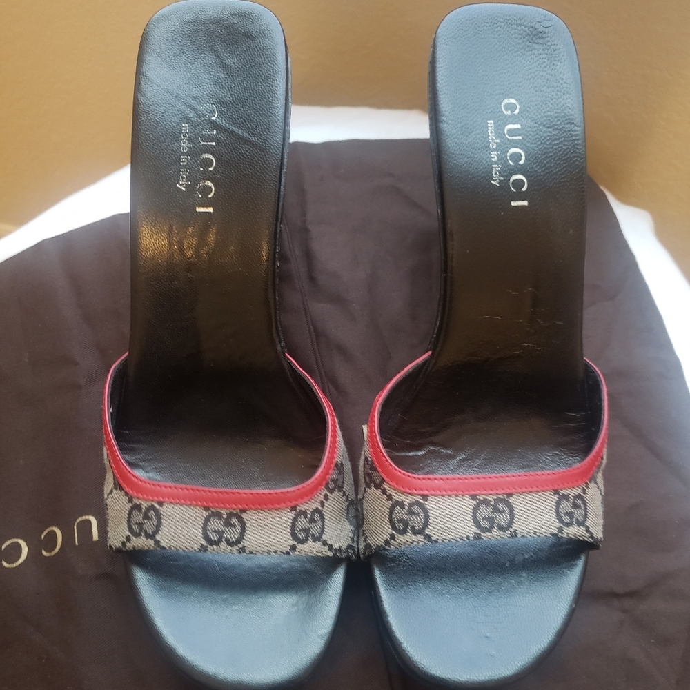 Gucci Wedge Sandals